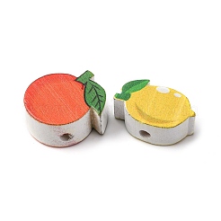 Печатные деревянные бусины WOOD-V003-03