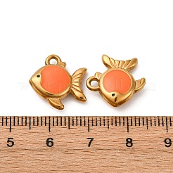 Подвески из нержавеющей стали 304 с эмалью&nbsp;STAS-Q363-01B-G