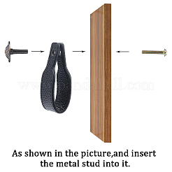 Ручки для ящиков из искусственной кожи FIND-WH0290-10A-AB