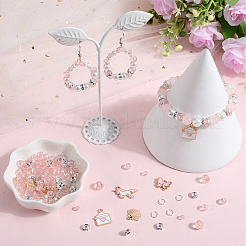 Наборы для самостоятельного изготовления браслетов из стеклянных бусин и эмалевых сплавов DIY-SP0001-57A