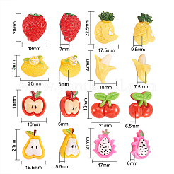 Кабошоны из смолы 80шт 8 стиля RESI-CJ0001-213