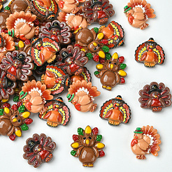 40 шт. 4 стиля кабошонов из смолы в стиле Дня благодарения&nbsp;RESI-SC0036-39