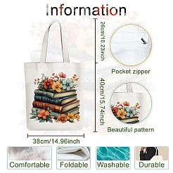 Холщовые женские сумки-шопперы ABAG-WH0056-005