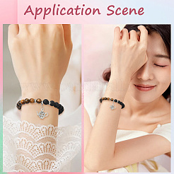 200 шт. 2-х цветные дужки из нержавеющей стали 201 STAS-BBC0008-24