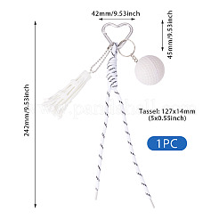 1 шт. хлопковые плетеные подвесные украшения&nbsp;AJEW-TA0002-56D