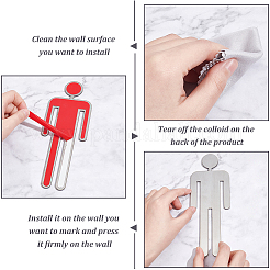 201 индикатор для унитаза из нержавеющей стали DIY-WH0056-40A