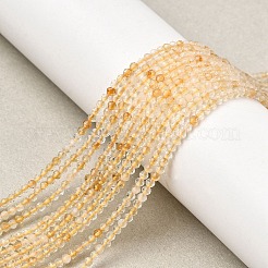 Природный цитрин бисер нитей G-I289-02