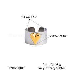 Открытые кольца-манжеты из нержавеющей стали для женщин&nbsp;NM1818-2
