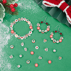 300шт бусины из полимерной глины ручной работы&nbsp;CLAY-SP0001-15