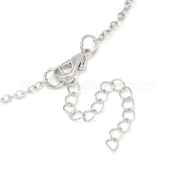 Сплав и стеклянные ожерелья кулон PW-WG44FA7-01