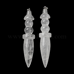 Большие подвески из натурального и синтетического смешанного драгоценного камня&nbsp;G-H338-03P