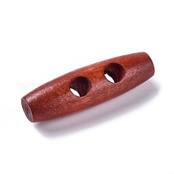 Пуговицы из натурального дерева WOOD-WH0100-01D