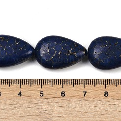 Синтетический говлит имитация лазурита бусины нити G-S393-14A-18x25