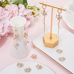 12 шт. подвески из прозрачного кубического циркония KK-BBC0013-85