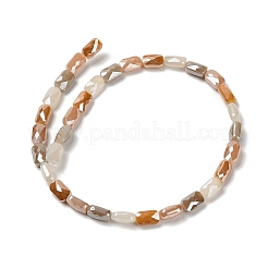 Стеклянные бусины с гальваническим покрытием  X-EGLA-P065-02A-03