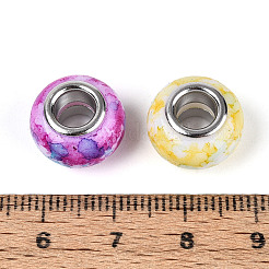 Печатные акриловые Европейский бисером&nbsp;GPDL-N006-01A-02