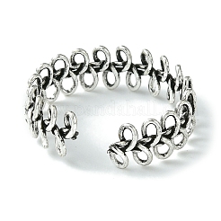 Открытые манжеты из сплава бесконечности RJEW-K275-02AS