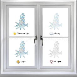 Водостойкая ПВХ цветная лазерная витражная оконная пленка статические наклейки&nbsp;DIY-WH0314-127