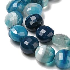 Натуральные полосатые агатовые бусы&nbsp;G-K351-A11-02