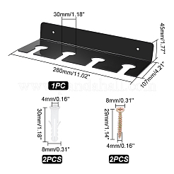 Акриловые настенные держатели для стекла с 4 отверстием ODIS-WH0027-050