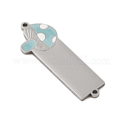 Подвески-коннекторы из нержавеющей стали 304 с голубой эмалью&nbsp;STAS-P377-14P-A