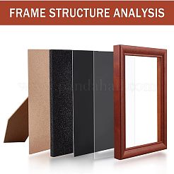 Деревянная военная подставка для монет&nbsp;AJEW-WH0263-19