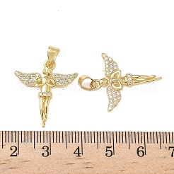 Латунные микро проложить кубического циркония подвески&nbsp;KK-L243-24G