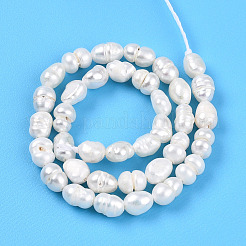 Нити из натурального культивированного пресноводного жемчуга PEAR-N012-02N-01