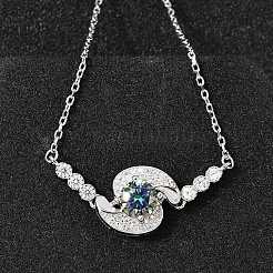 925 ссылка стерлингового серебра браслеты BJEW-D346-02B-P