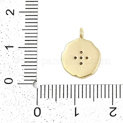 Реечное покрытие латунь с подвесками из кубического циркония&nbsp;KK-Q018-02G