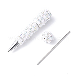 Ручка из сплава с бусинами AJEW-A066-04C