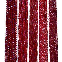 Гальванизировать непрозрачные сплошной цвет стеклянные бусы пряди EGLA-A044-P1mm-L02