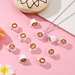 15 шт. 5 стиля подвески в виде напитков из непрозрачной смолы&nbsp;FIND-YW0007-46