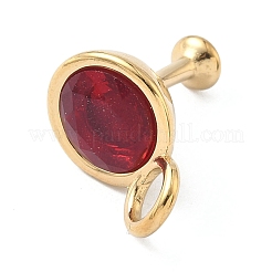 Подвески из нержавеющей стали 304 со стразами&nbsp;STAS-H254-01G