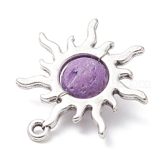 Кулоны из окрашенного натурального вулканического камня&nbsp;PALLOY-JF04475