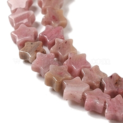 Природные родонит бисер нитей G-G085-B34-02