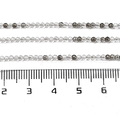 Прозрачные стеклянные бусины GLAA-H027-01F