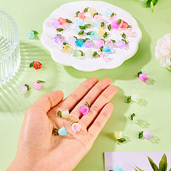 Акриловые подвески с цветами PALLOY-TAC0130