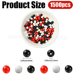 Непрозрачные акриловые бусины&nbsp;SACR-PA0001-04A-03