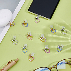 12 шт. 6-х цветные пластиковые мобильные пылезащитные заглушки HJEW-WH00153