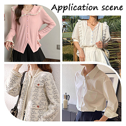 Пуговицы из смолы 220шт 11 цвета BUTT-CY0001-17