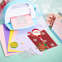 Молния тема углеродистой стали штампы трафареты DIY-WH0309-2022