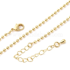 Цепочки из латунных шариков толщиной 2 мм MAK-L045-07G