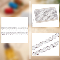 Полиэфирная нить и филигранная кружевная отделка OCOR-WH0097-13A