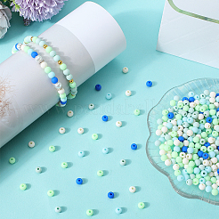 1000 шт. матовые непрозрачные акриловые бусины&nbsp;OACR-SP0001-32B