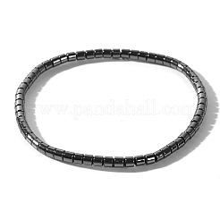 Браслеты из синтетических немагнитных гематитовых бусин для мужчин PE4341