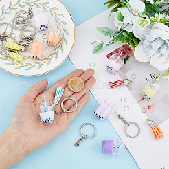 Набор для самостоятельного изготовления брелока-подвески в виде имитации пузырькового чая DIY-FH0005-20