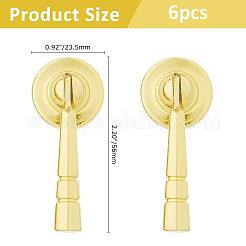 6 шт. дверная ручка из сплава DIY-FH0008-05