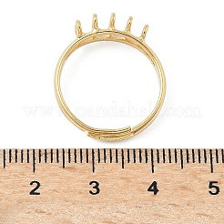 Регулируемые латунные лотки для колец для подвески&nbsp;KK-K414-03D-G