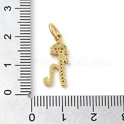 Латунные микро проложить кубического циркония подвески KK-M273-01G-H